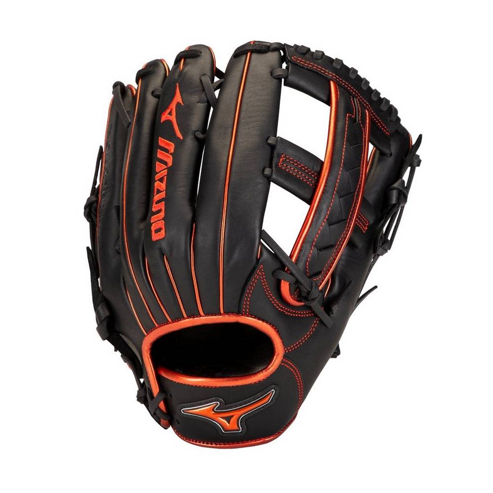 Guantes Mizuno MVP Prime SE Slowpitch 12.5" Hombre Negras/Rojas Outlet NVIG-63492